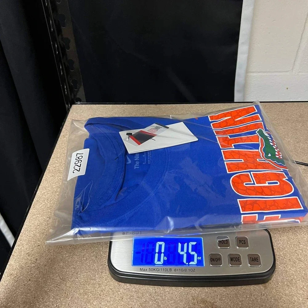 Nike Jordan Florida Gators Shirt Women Medium Blue Short Sleeve Cotton New M